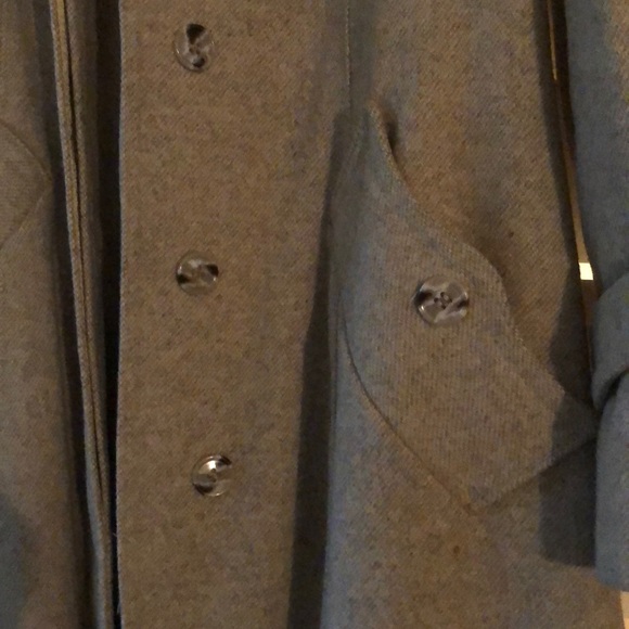 Full Length Tailored Fit Twill Wool Trench Coat - Picture 3 of 16